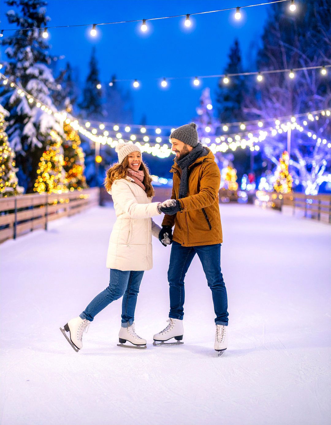 Winter Ice Skating Proposal - 25 Wedding Proposal Ideas
