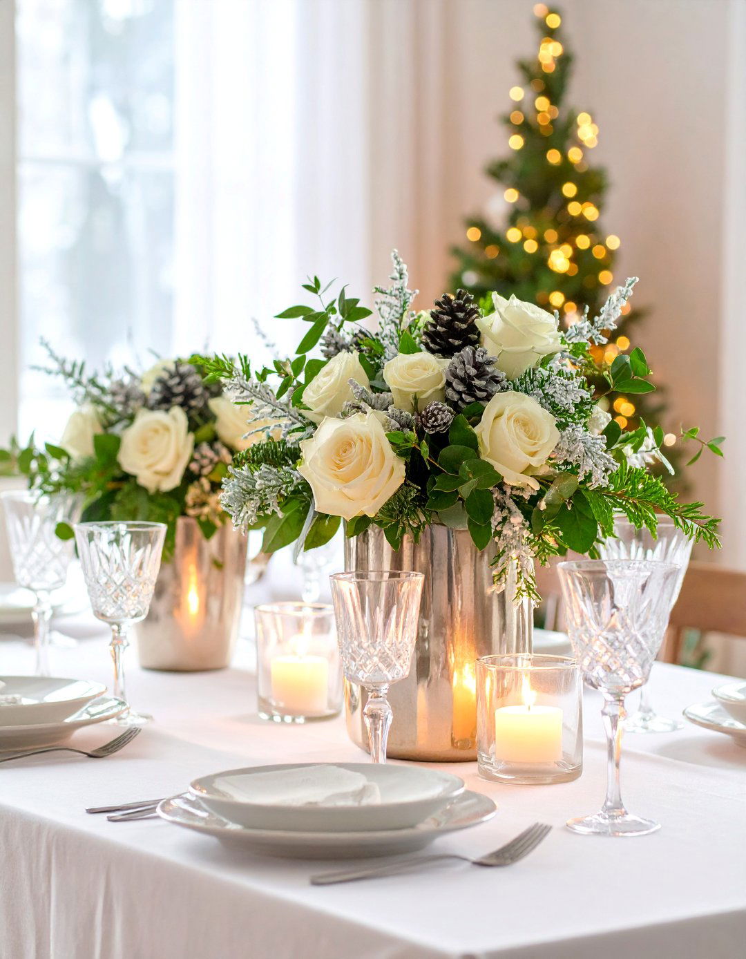 Winter Wonderland Centerpiece - 25 Flower Centerpiece Ideas
