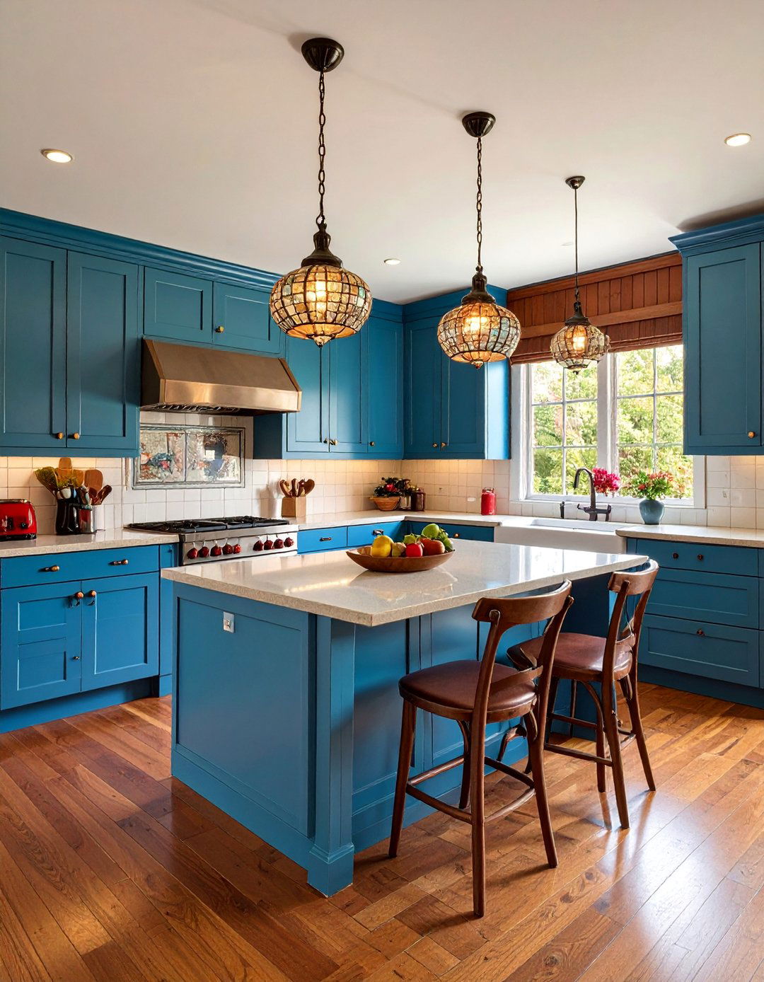 Wood Paneled Kitchen with Built in Breakfast Nook - 25 70s Kitchen Ideas