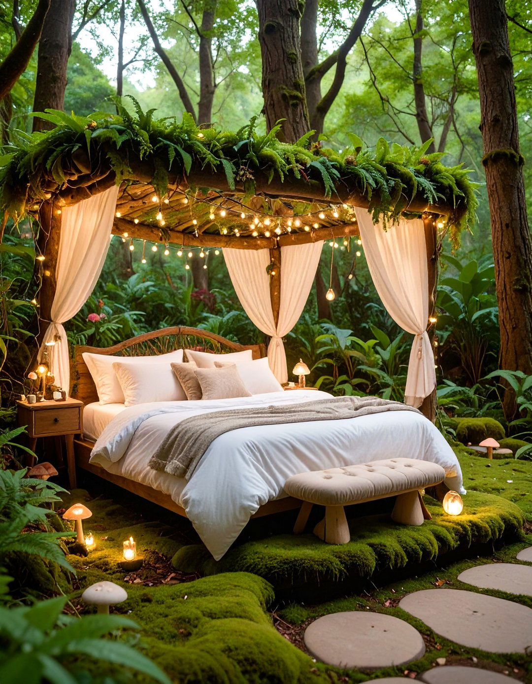 Woodland Fairy Tale Outdoor Bedroom - 25 Outdoor Bedroom Ideas