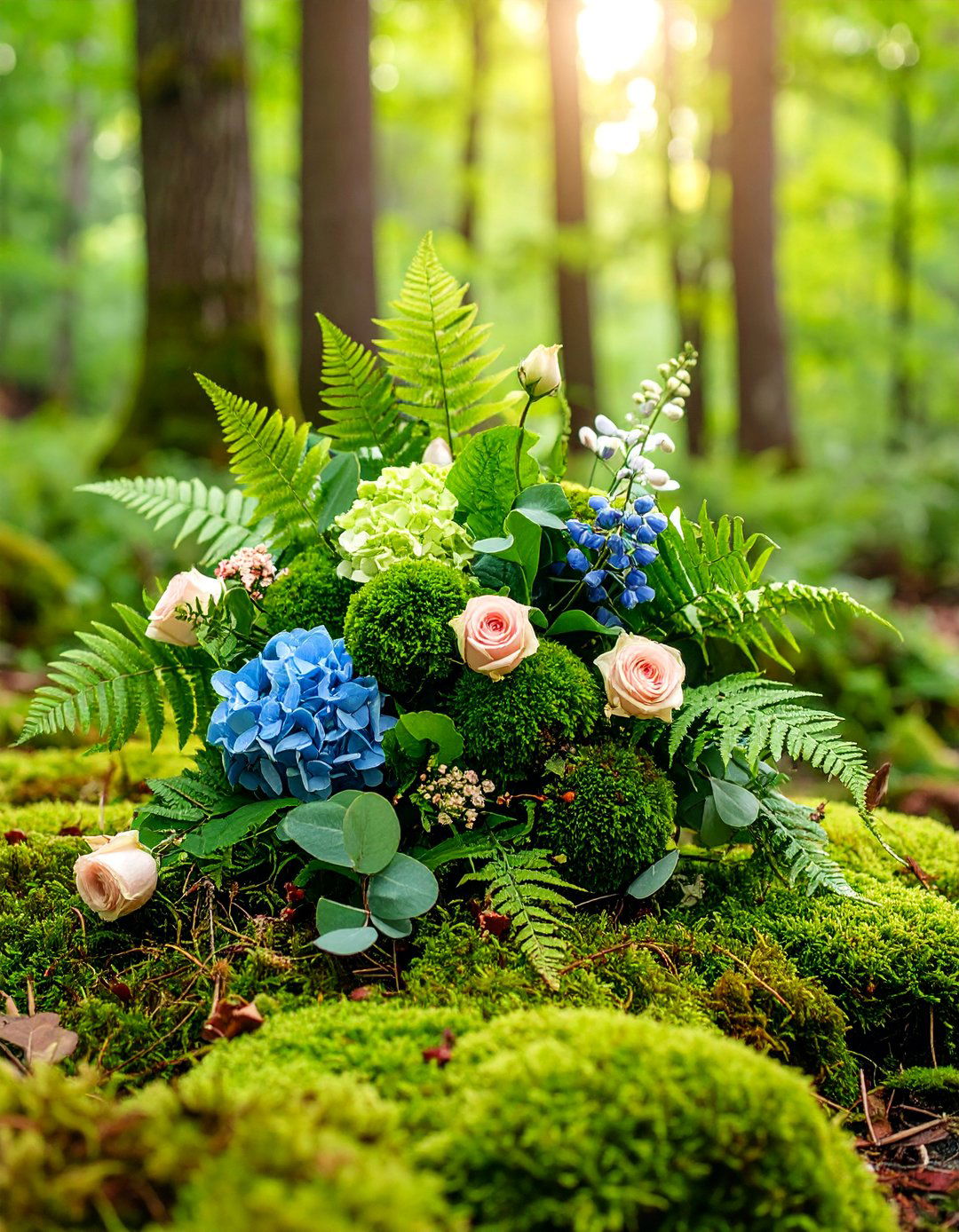 Woodland Moss and Fern Natural Bouquet - 25 Wedding Bouquet Ideas