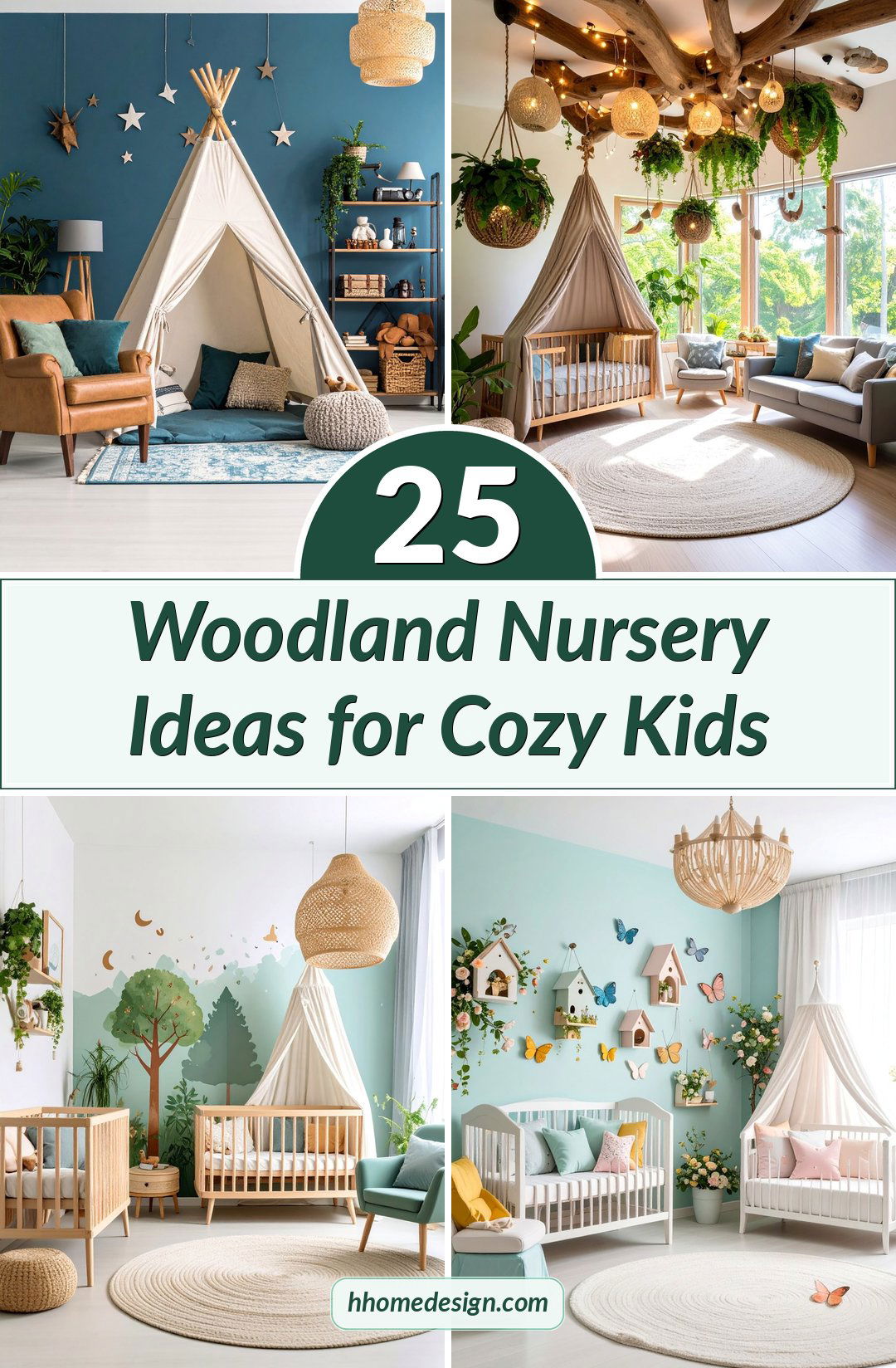25 Woodland Nursery Ideas for Cozy Kids