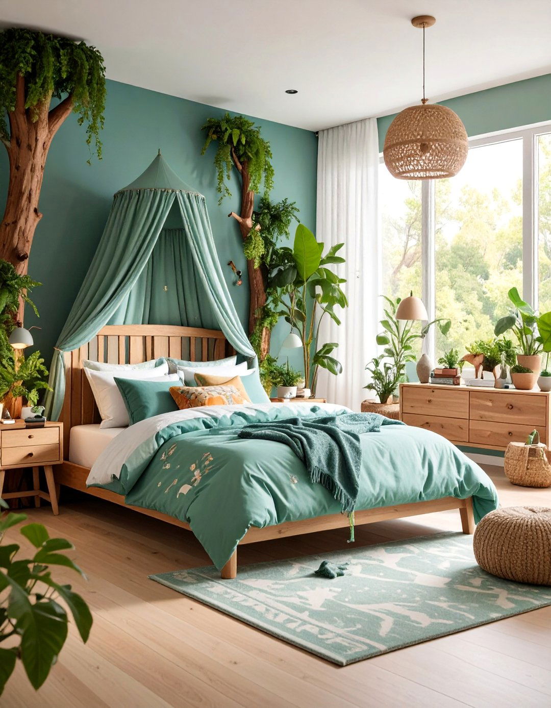 Woodland Wildlife Themed Bedroom Sanctuary - 25 Hunting Bedroom Ideas