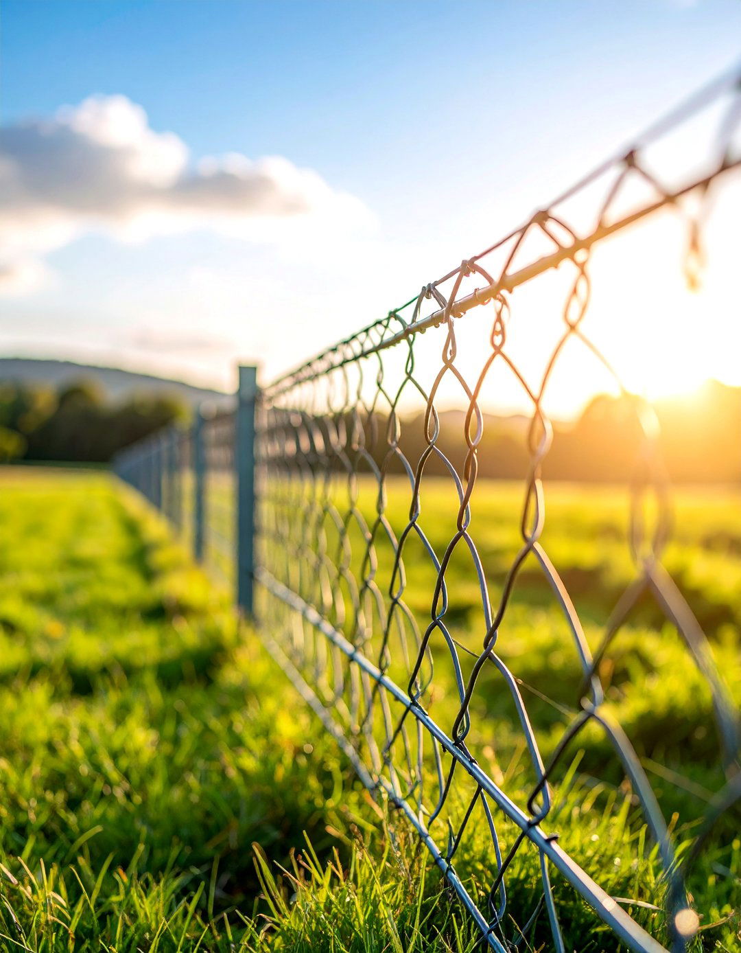 Woven Wire Farm Fence with Graduated Spacing - 25 Farm Fence Ideas