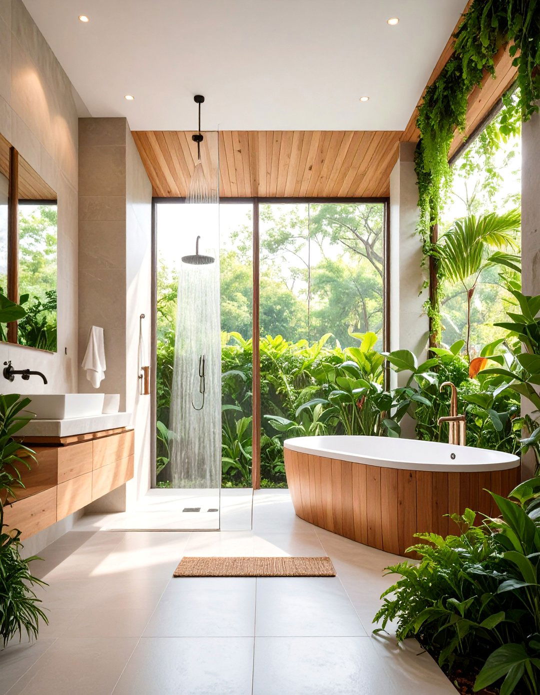 Wrap Around Shower Bench Design - 25 Shower Bench Ideas