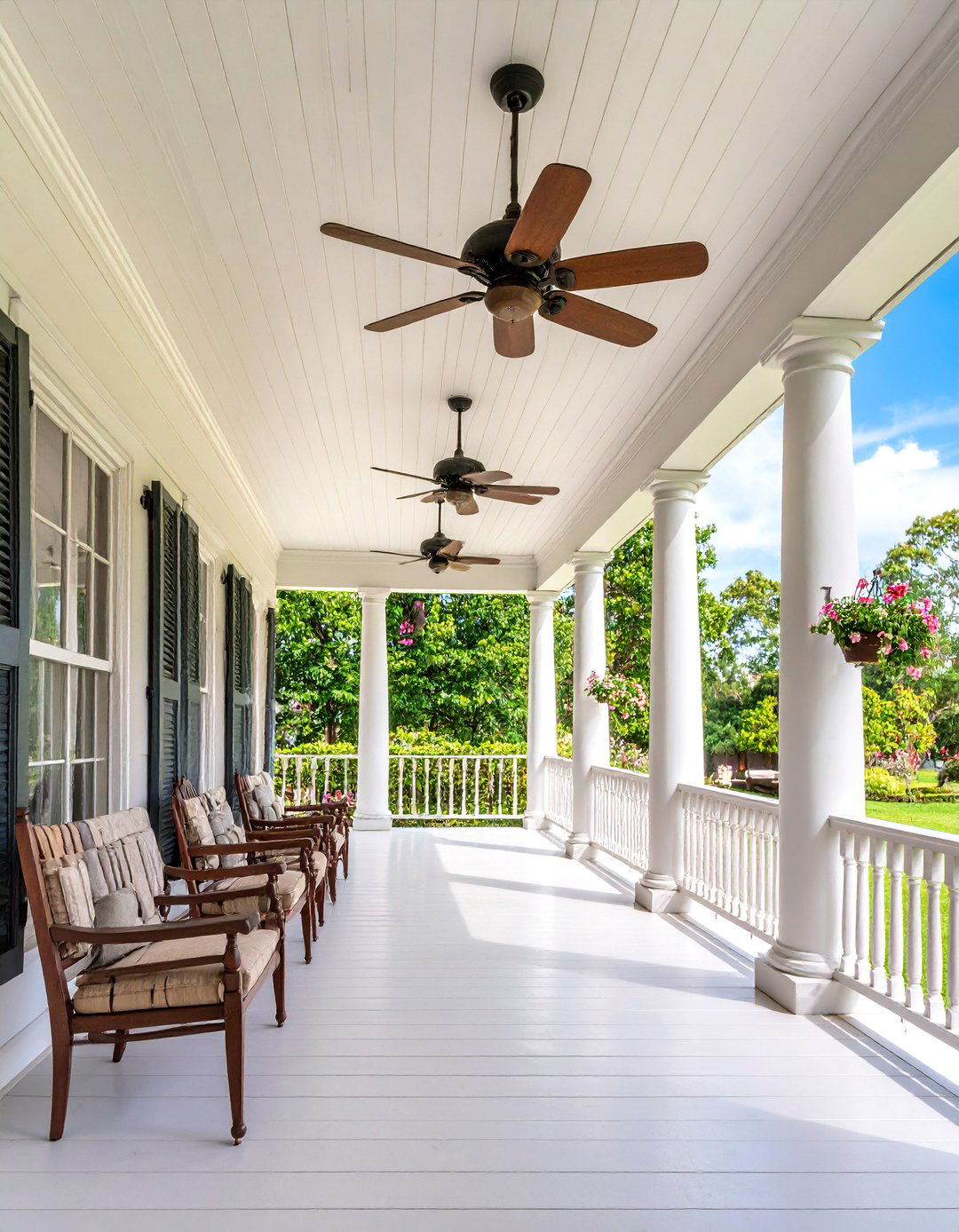 Wraparound Hip Front Porch Roof with Southern Charm - 25 Front Porch Roof Ideas