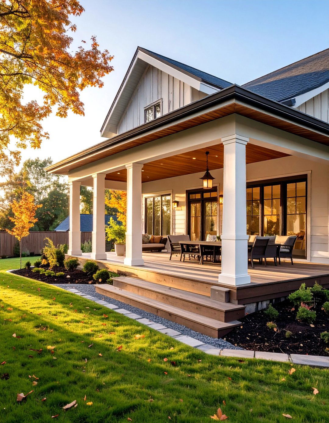 Wraparound Porch Style - 25 1980s House Exterior Ideas