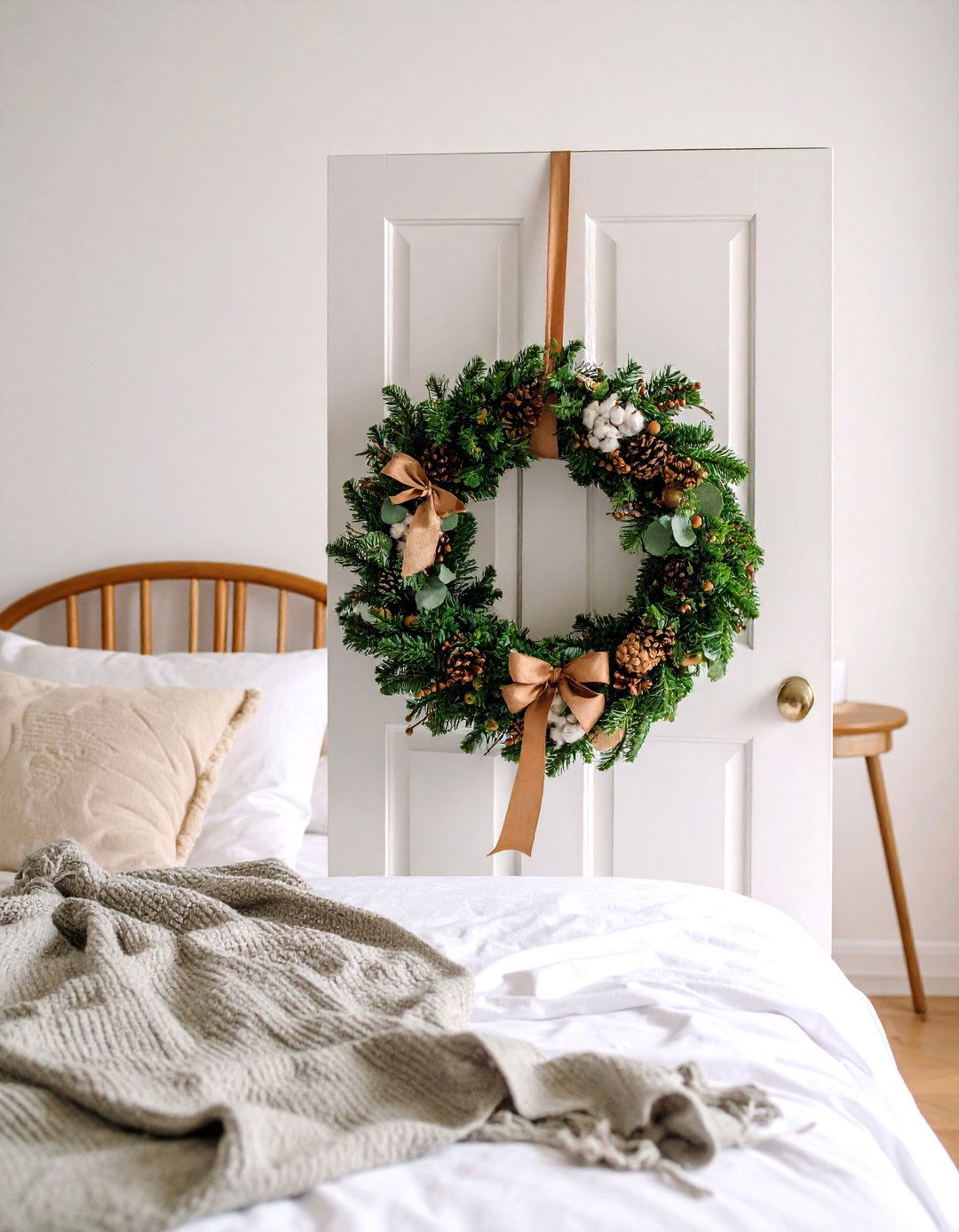 Wreath and Seasonal Displays - 25 Bedroom Door Decorating Ideas
