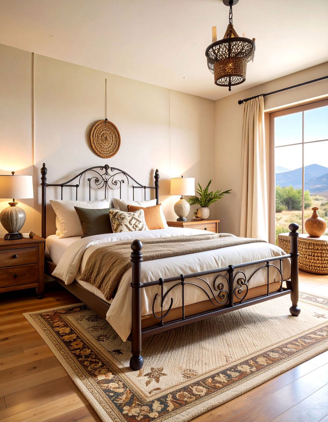 Wrought Iron Western Bedroom - 25 Western Bedroom Ideas