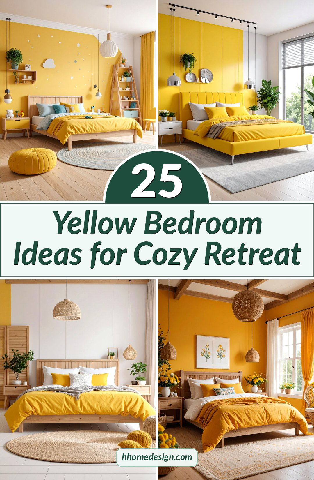 25 Yellow Bedroom Ideas for Cozy Retreat