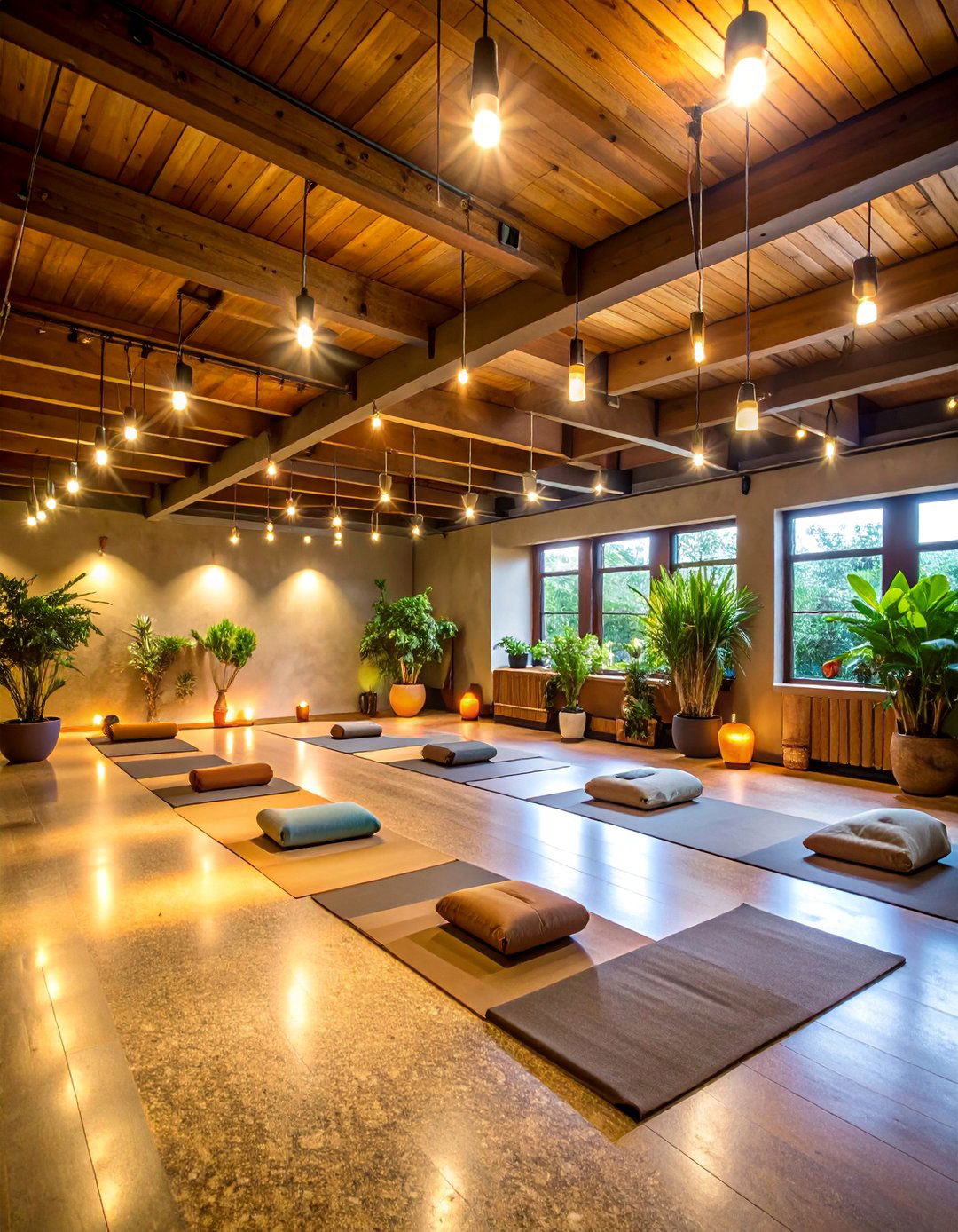 Yoga and Meditation Basement Sanctuary - 25 Basement Gym Ideas