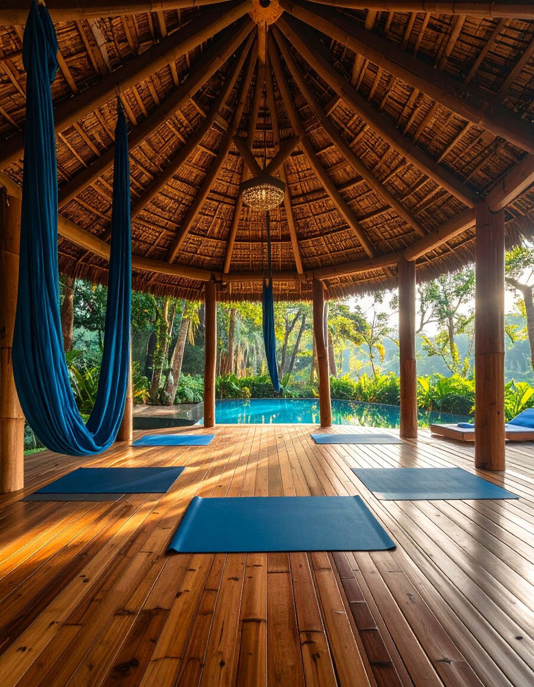 Yoga and Wellness Bamboo Outdoor Pavilion - 25 Outdoor Pavilion Ideas