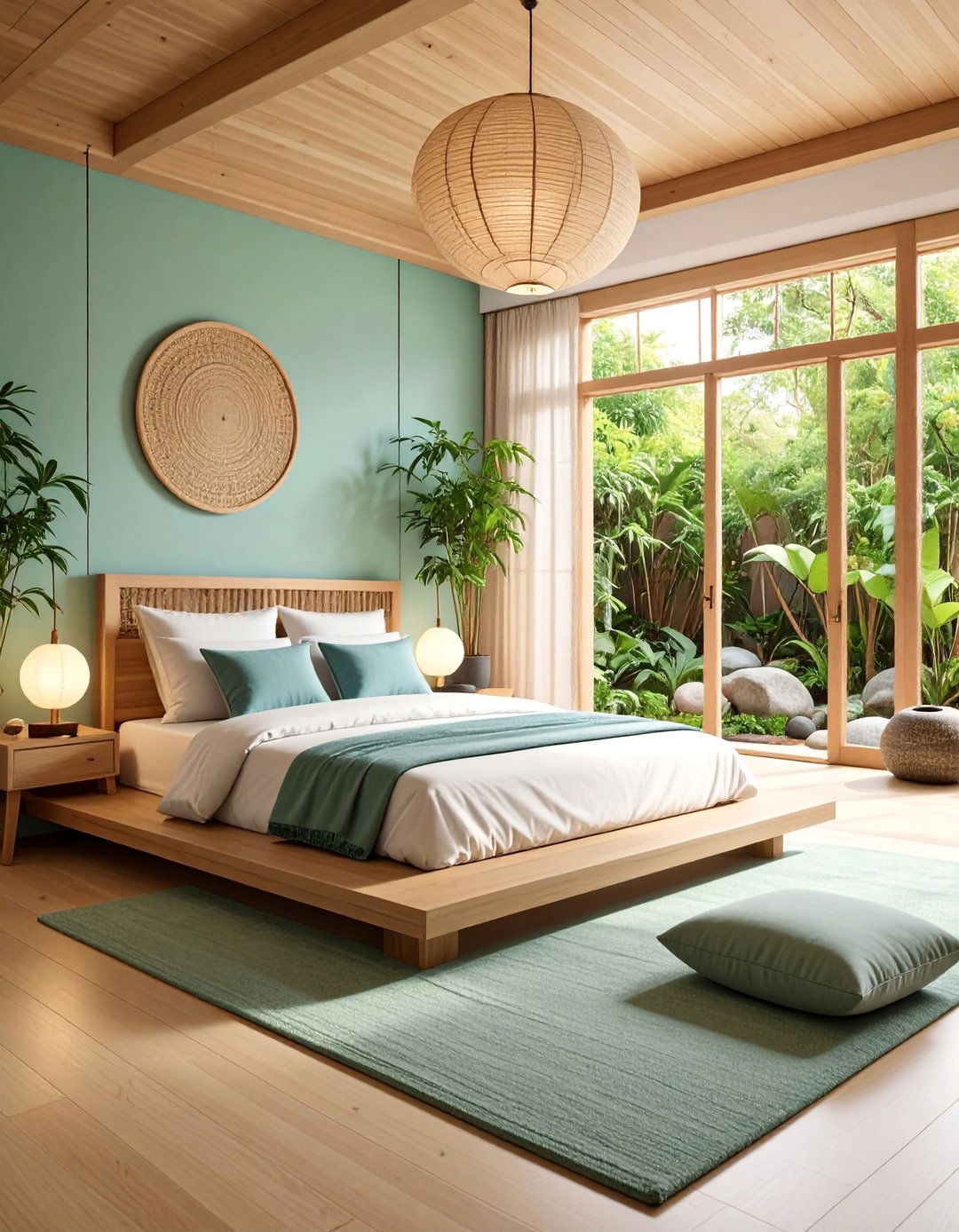 Zen Bedroom with Meditation Corner - 25 Teen Girl Bedroom Ideas