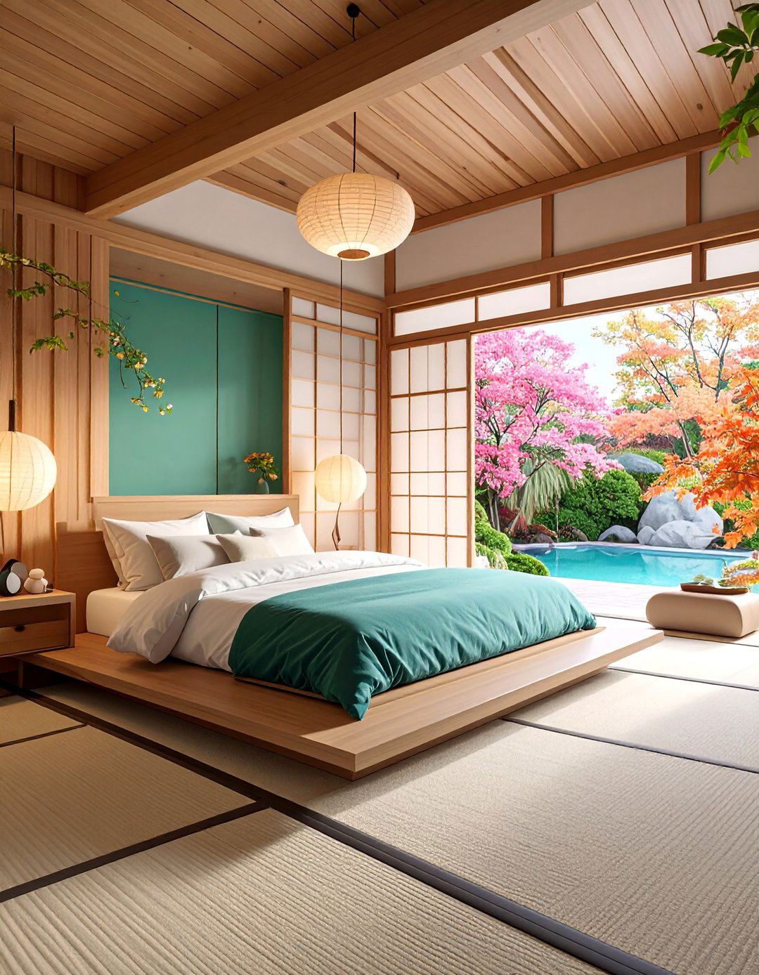Zen Bedroom with Multi Functional Flexible Space Design - 25 Zen Bedroom Ideas