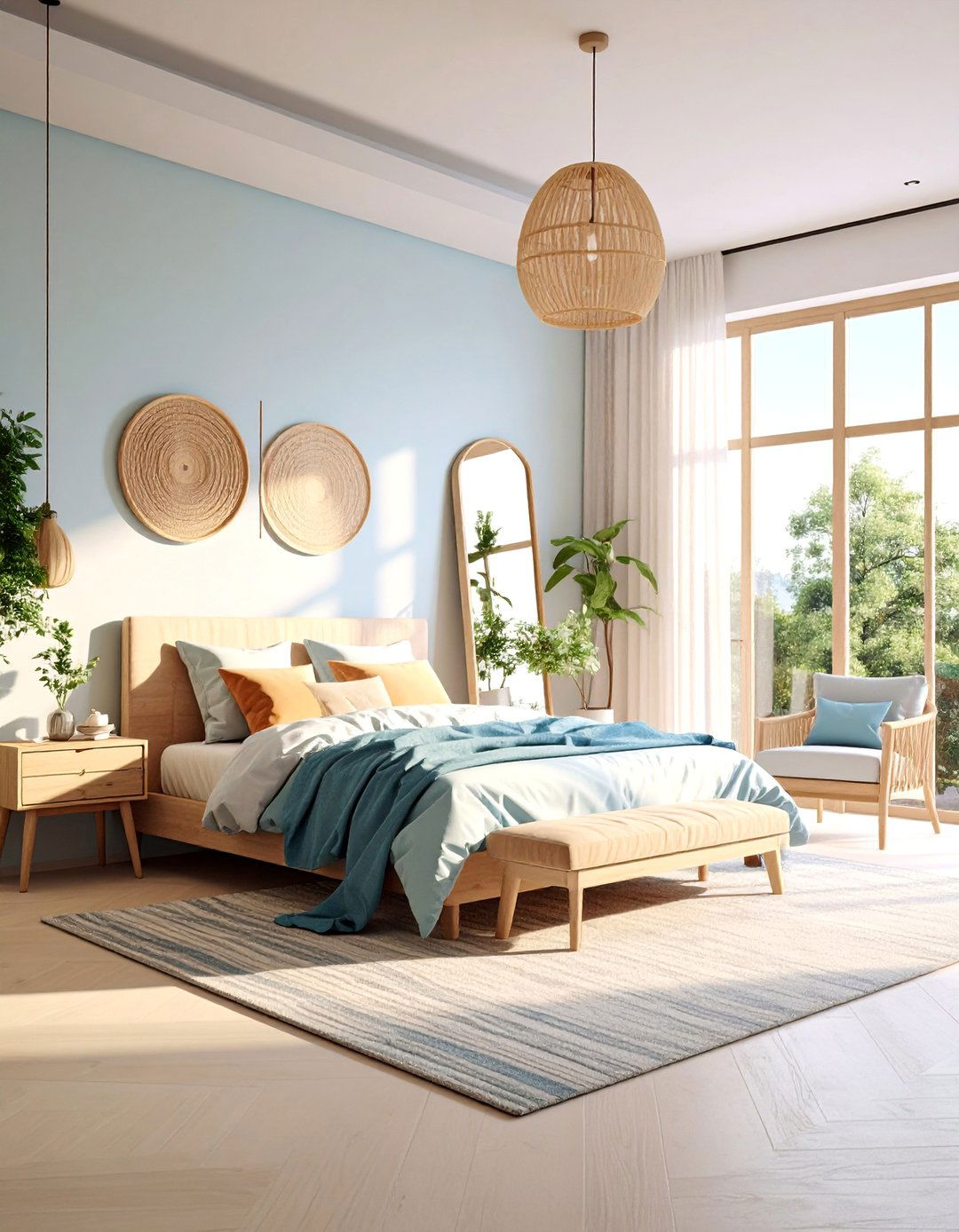 Zen Bedroom with Sunrise Optimized Natural Light - 25 Zen Bedroom Ideas