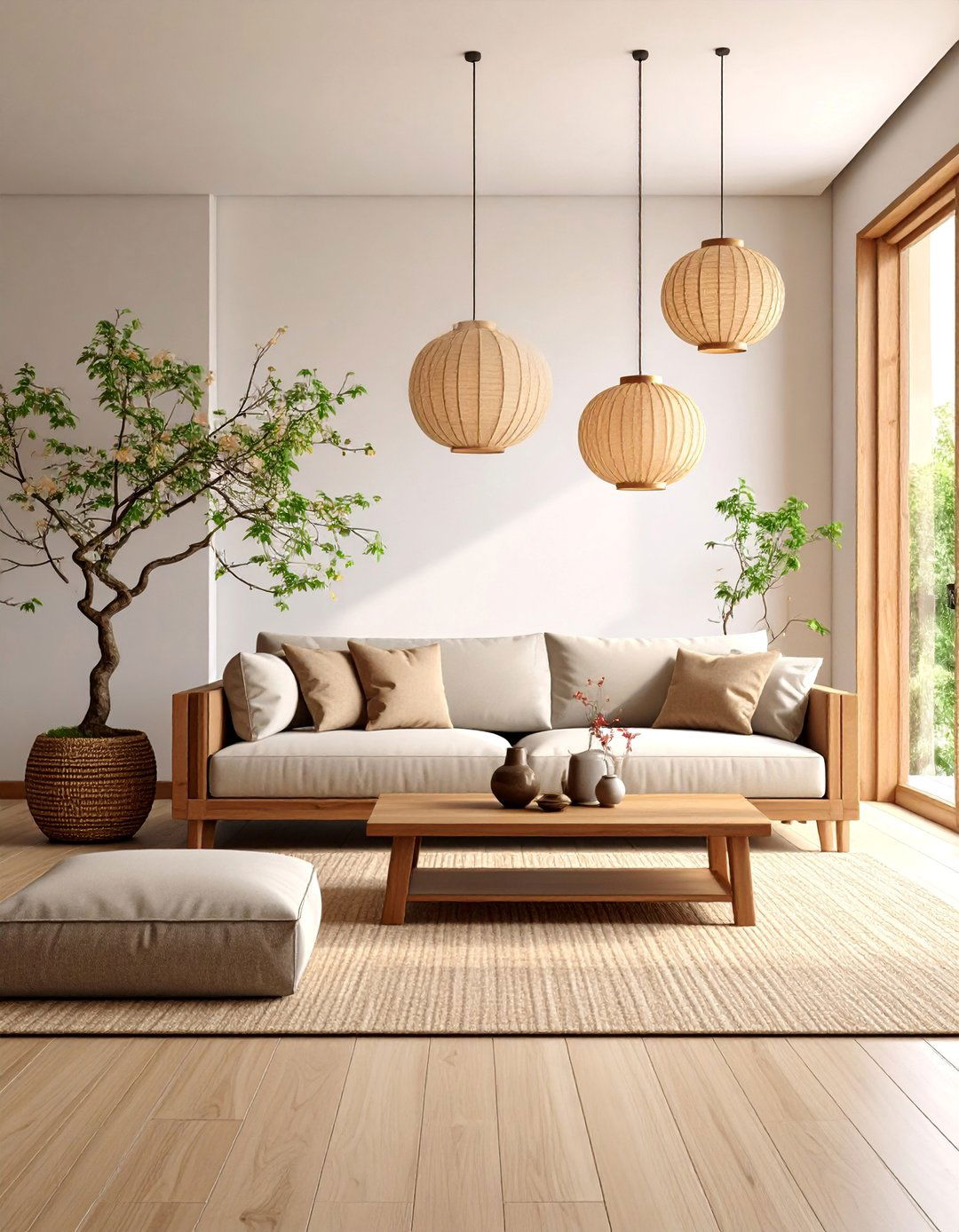 Zen Dark Brown Couch with Natural Minimalism - 25 Dark Brown Couch Living Room Ideas