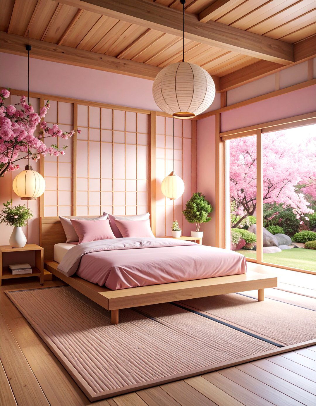 Zen Dusty Rose Bedroom with Peaceful Simplicity - 25 Dusty Rose Bedroom Ideas
