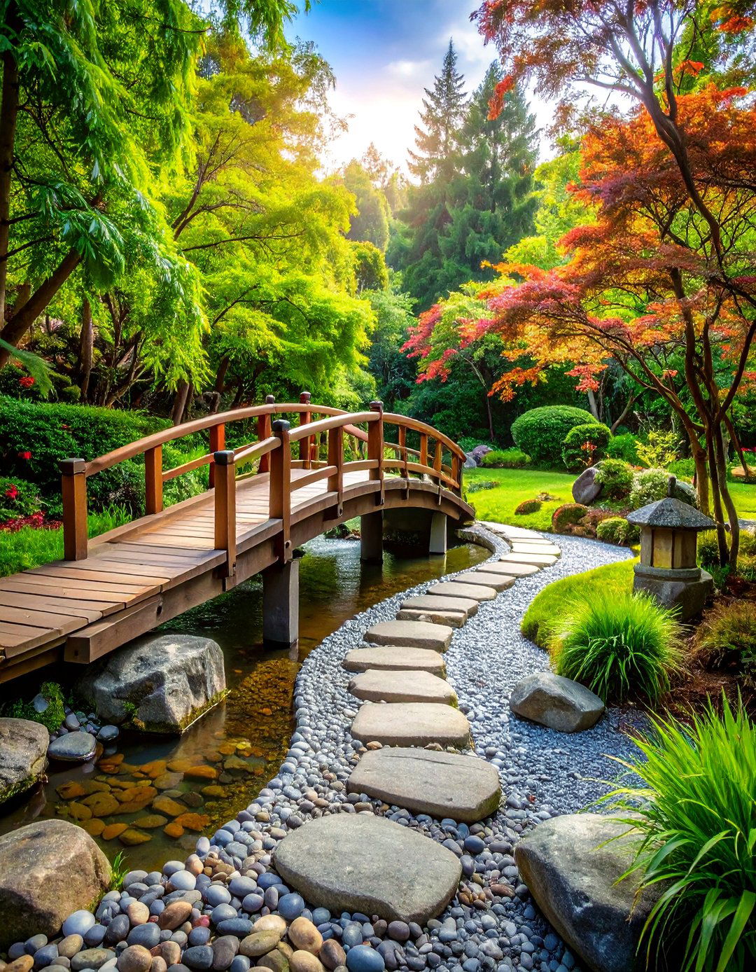 Zen Garden Dry Stream Bed - 25 Zen Garden Ideas