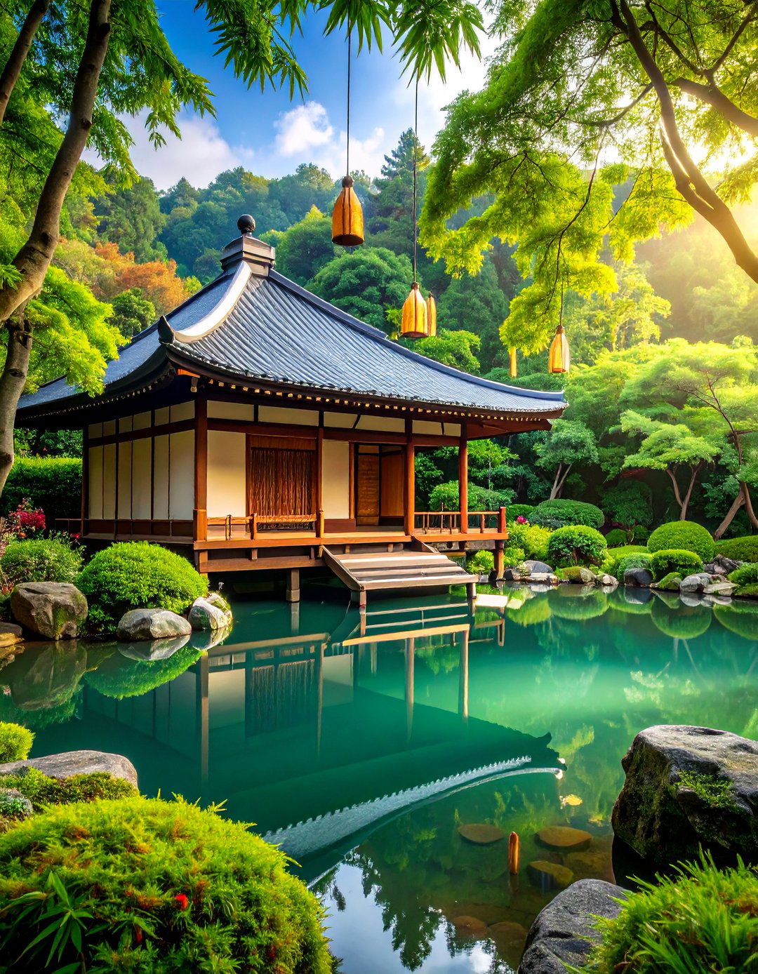 Zen Garden Tea Outdoor Pavilion - 25 Outdoor Pavilion Ideas