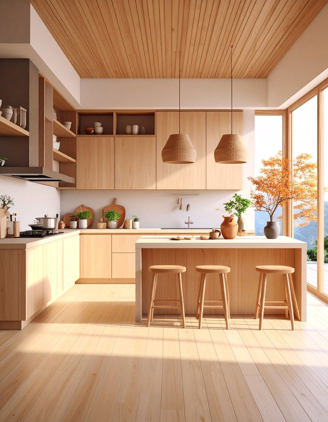 Zen Japandi Off white Kitchen Cabinets - 25 Off-white Kitchen Cabinets