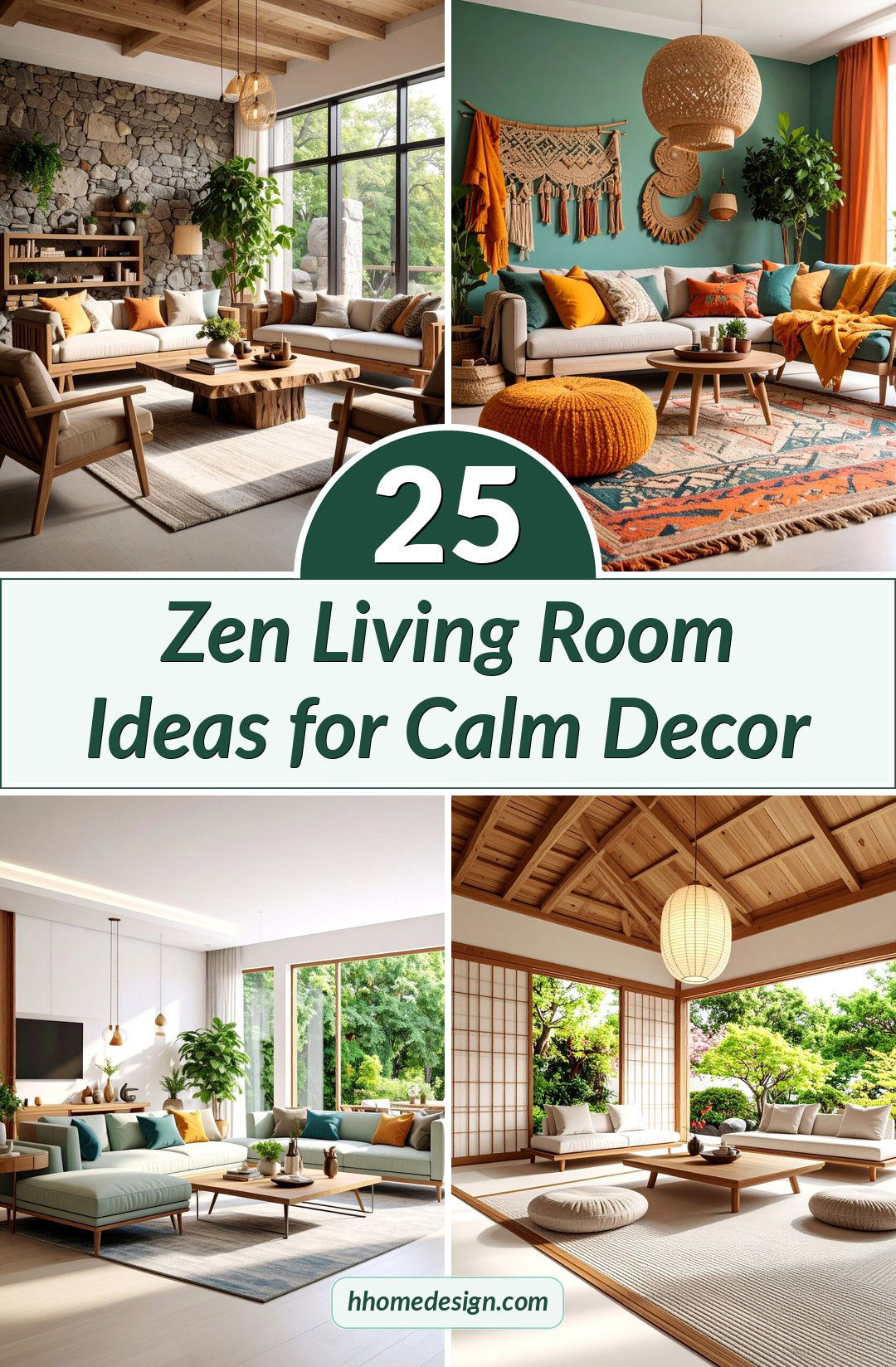 25 Zen Living Room Ideas for Calm Decor