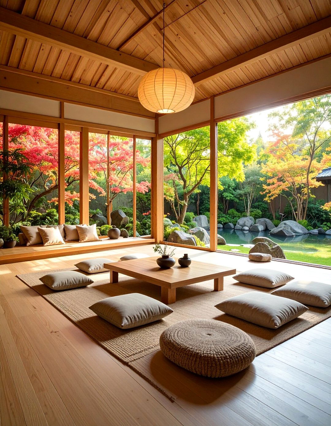 Zen Meditation Inspired Condo Living Room - 25 Condo Living Room Ideas