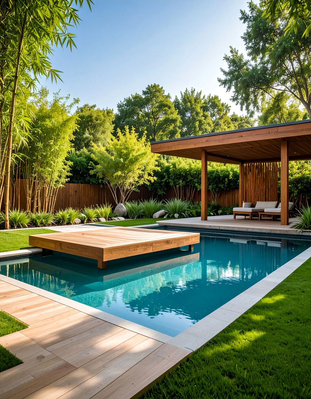 Zen Meditation Lagoon Garden - 25 Lagoon Pool Design Ideas