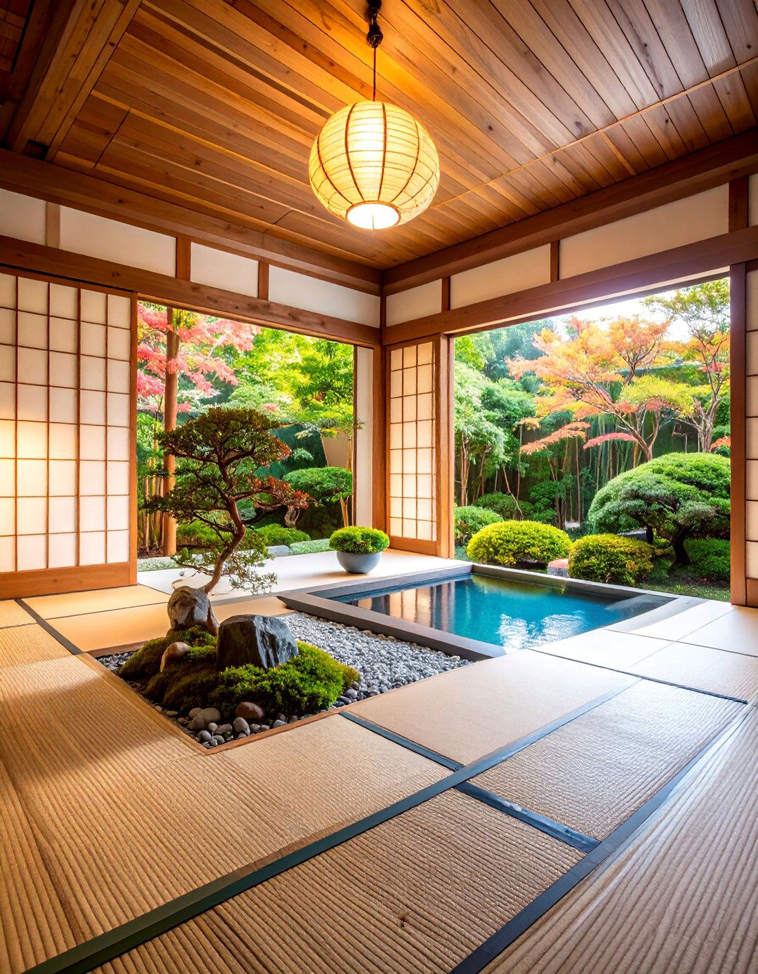 Zen Meditation Plant Room Alcove - 25 Plant Room Ideas