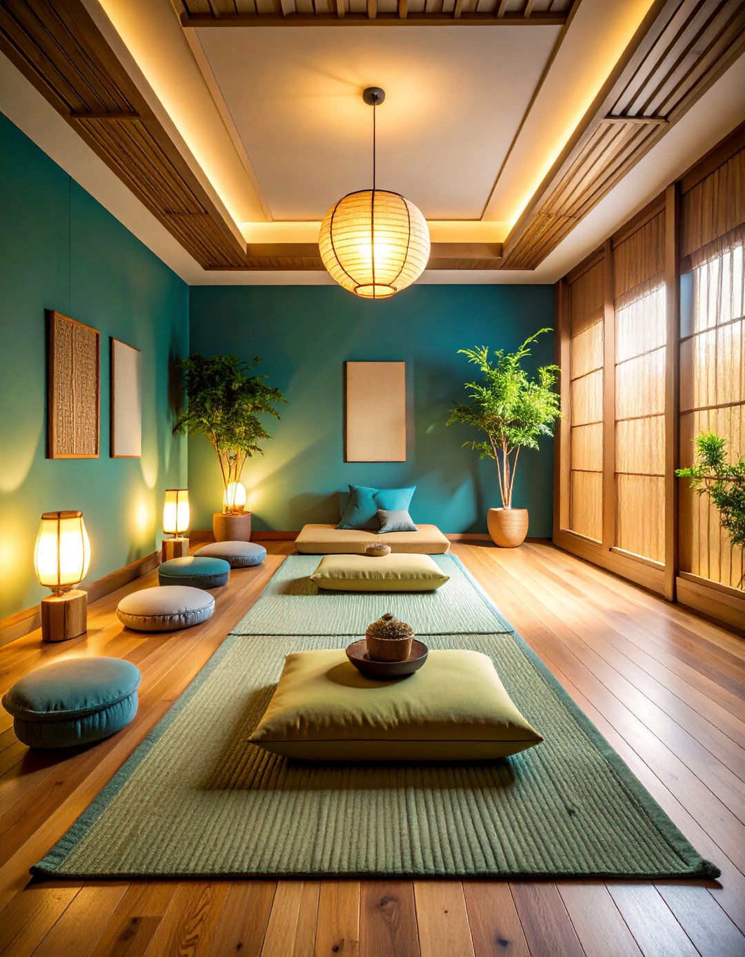 Zen Meditation Snug Room with Natural Materials and Minimal Furnishings - 25 Snug Room Ideas