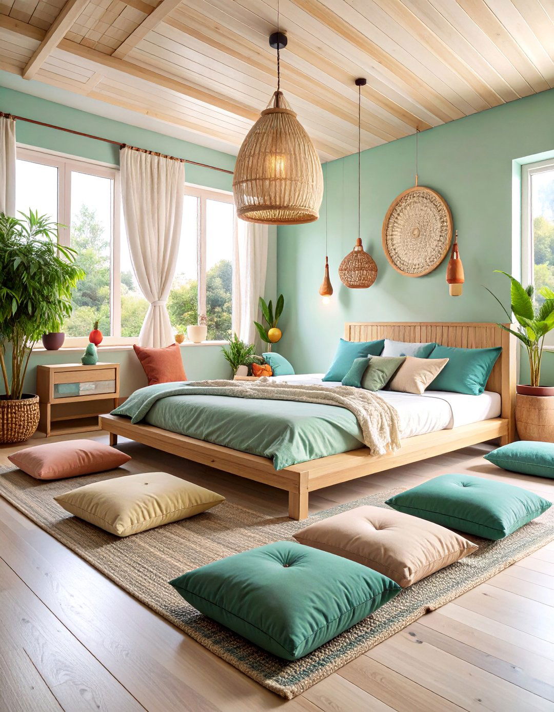 Zen Meditation and Sleep Sanctuary - 25 L-shaped Bedroom Layout Ideas