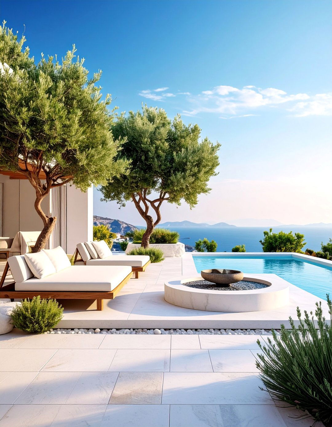 Zen Mediterranean Minimalist Retreat - 25 Mediterranean Patio Ideas
