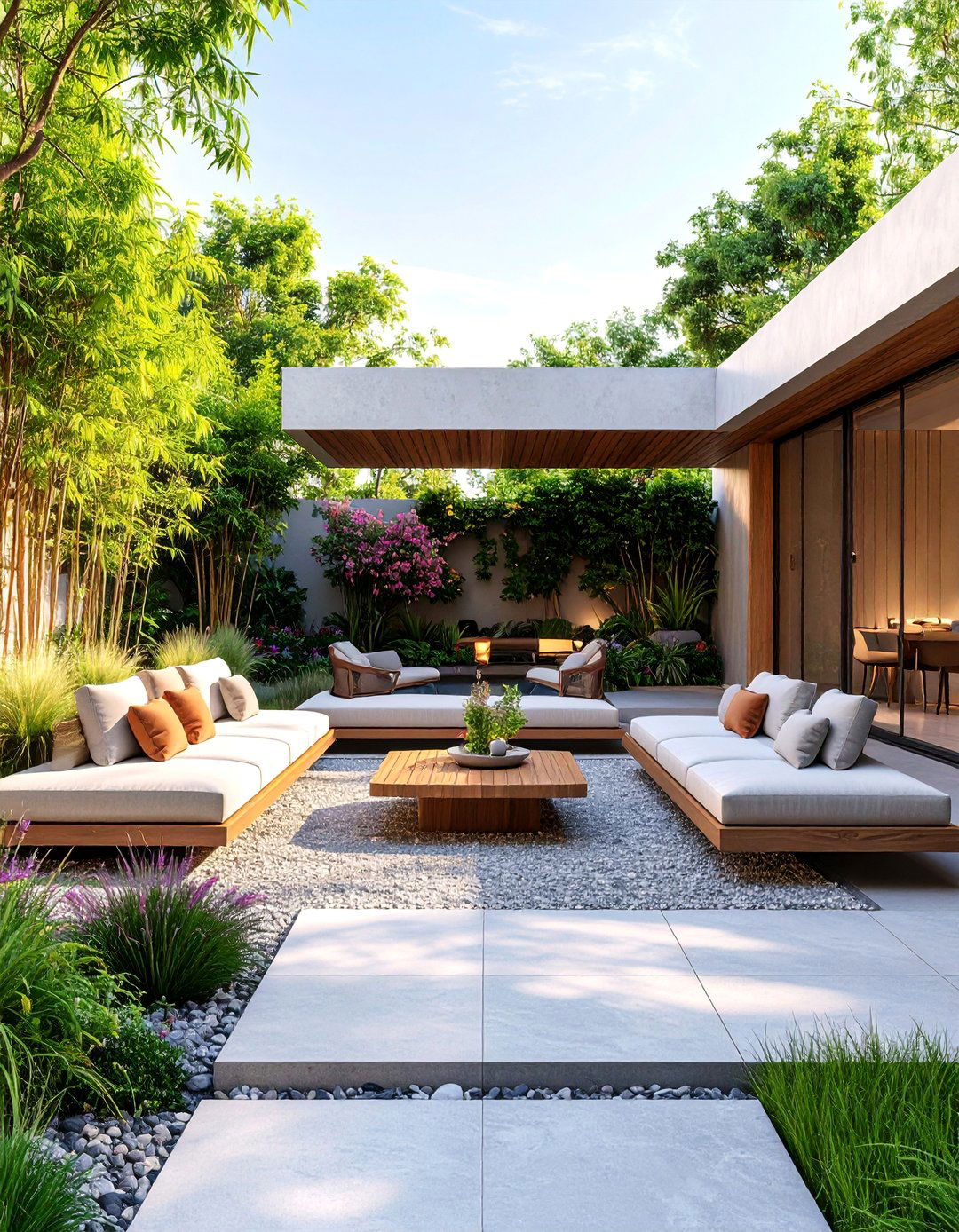 Zen Minimalist Garden - 25 Outdoor Decor Ideas