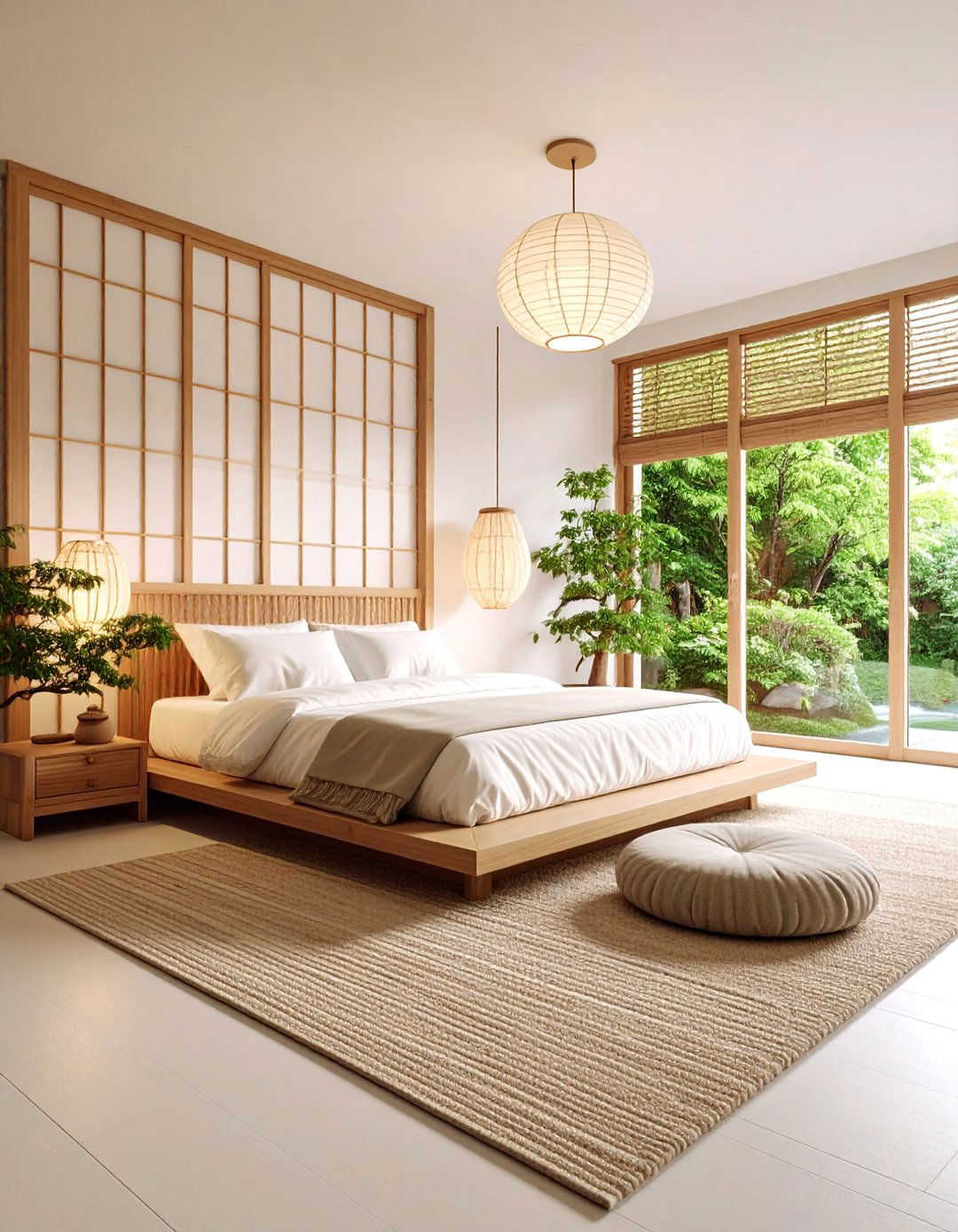 Zen Primary Bedroom with Japanese Inspired Elements - 25 Primary Bedroom Ideas