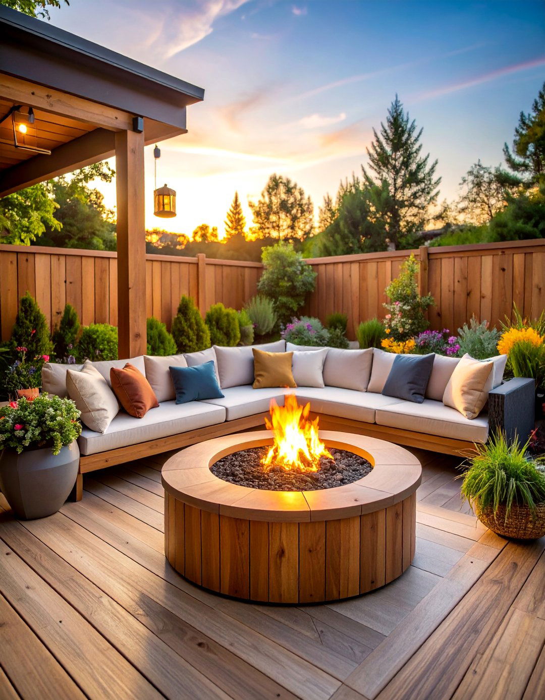 s Inspired Design Conversation Pit Outdoor Deck - 25 1970s-inspired Design Ideas