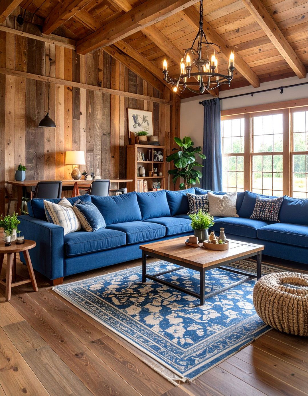 s Inspired Design Denim Upholstered Game Room - 25 1970s-inspired Design Ideas