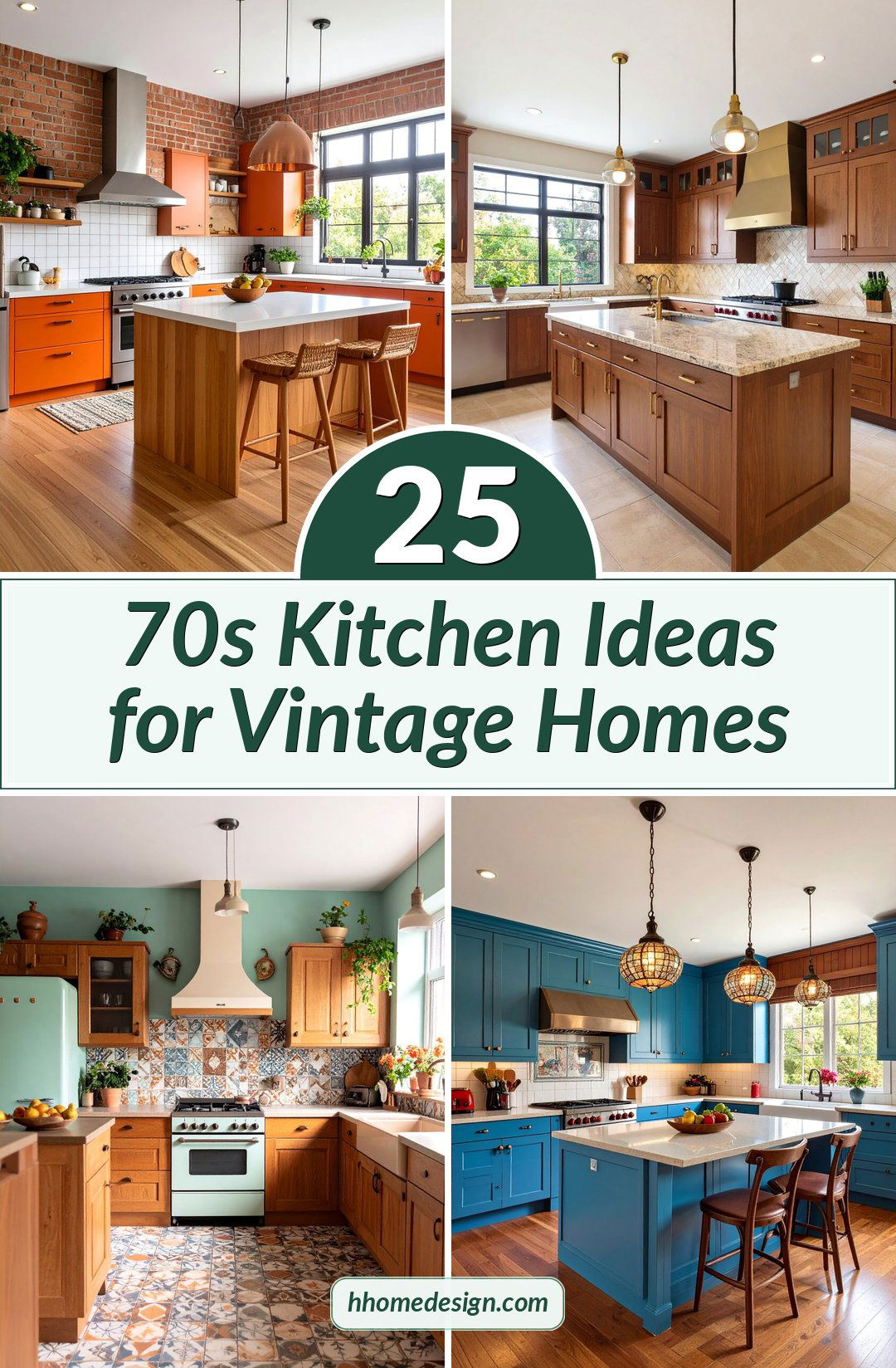 25 70s Kitchen Ideas for Vintage Homes